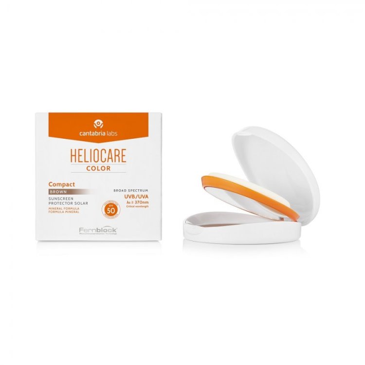 Heliocare 50 Cipria Compatta Color Brown SPF50