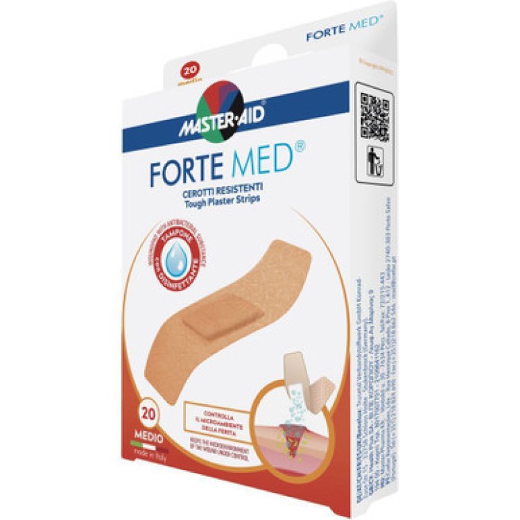 Master Aid Forte Med Cerotti Assortiti Protezione Elevata 20 Pezzi