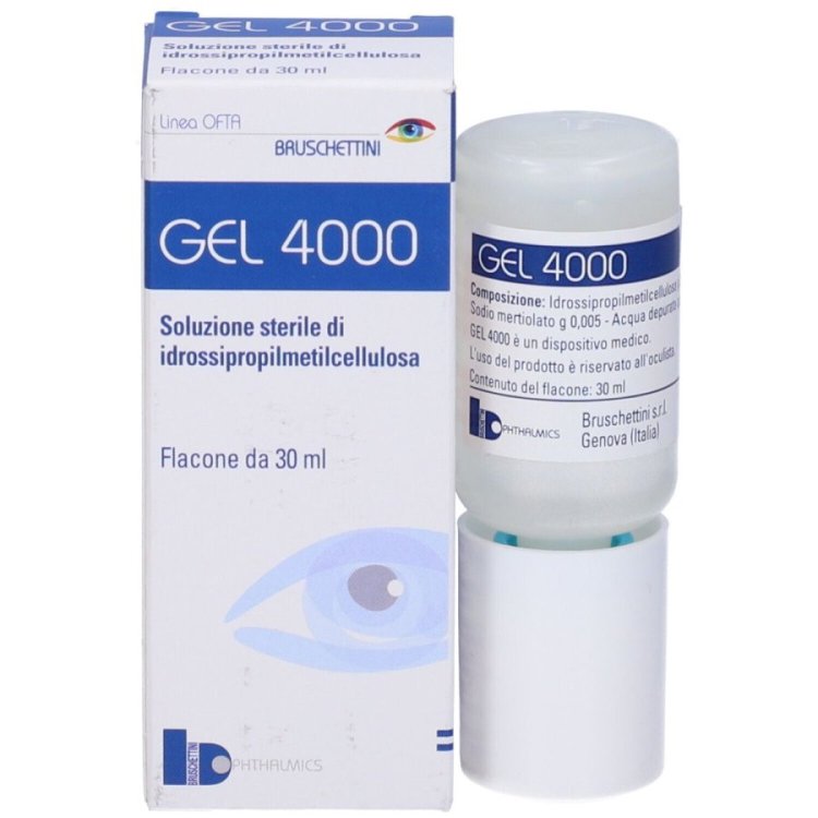 Bruschettini Gel 4000 Soluzione Sterile Oftalmica per Oculisti 30 ml