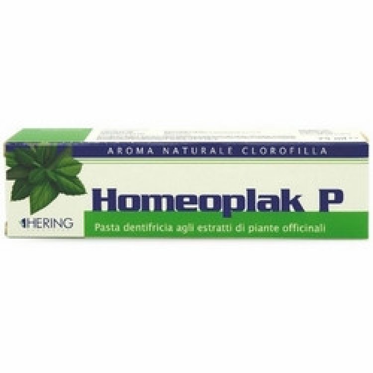 Hering Homeoplak P Dentifricio alla Clorofilla Igiene Orale 75 ml