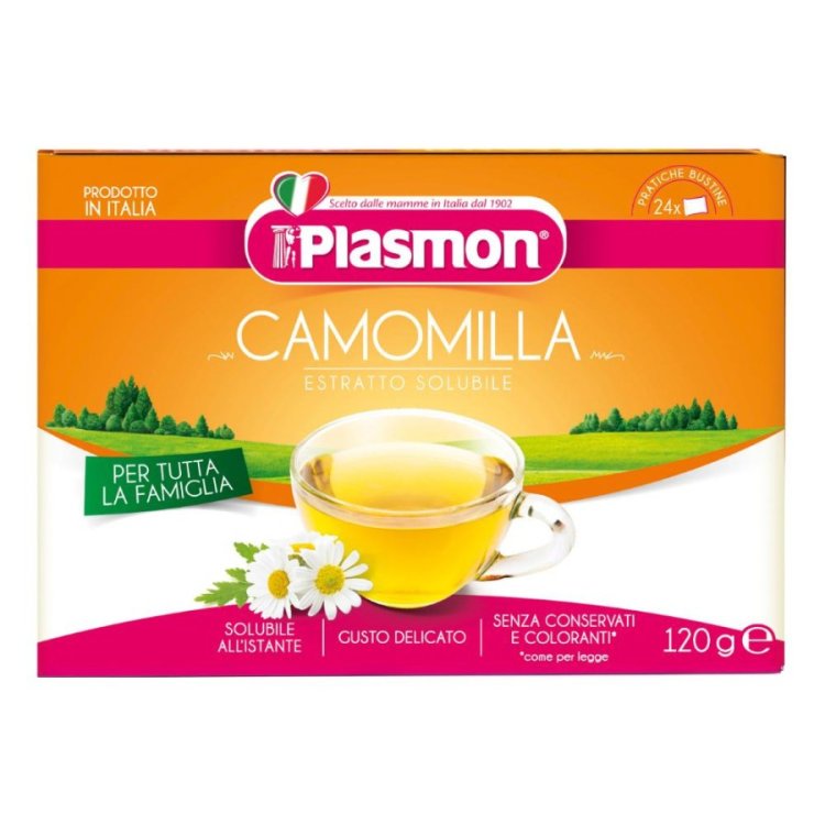 Plasmon Tisana Camomilla Solubile per Tutta la Famiglia, 24 Bustine