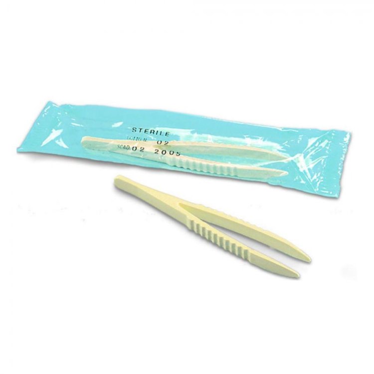 Safety Pinzetta Sterile Monouso Per Medicazioni 1 pz
