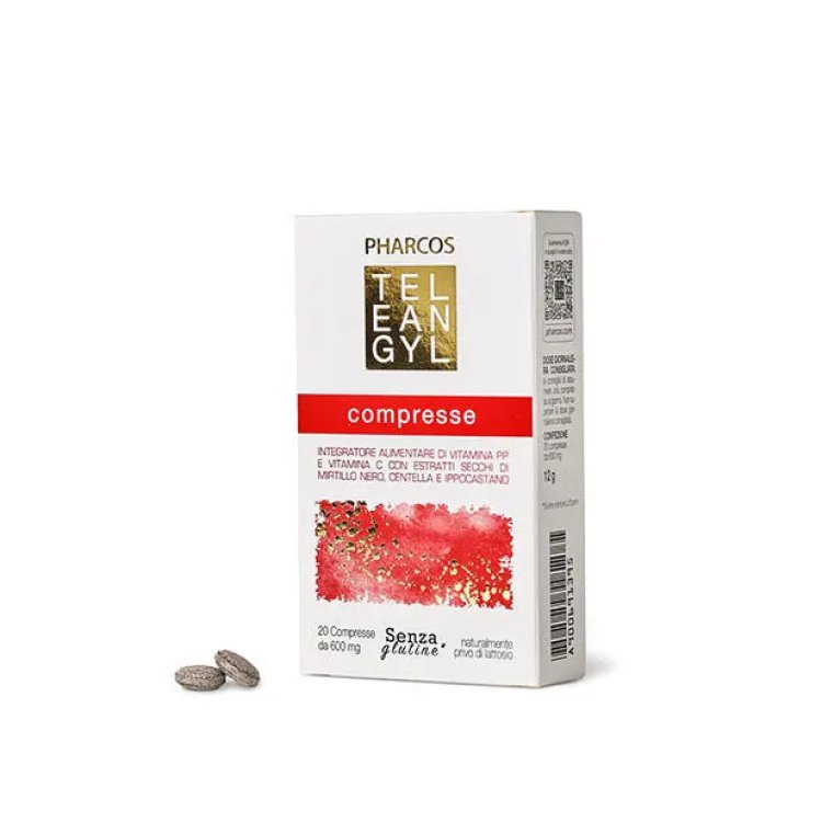 Pharcos Teleangyl Integratore Alimentare per Microcircolo 20 Compresse Pharcos Teleangyl Integratore Alimentare per Microcircolo 20 Compresse