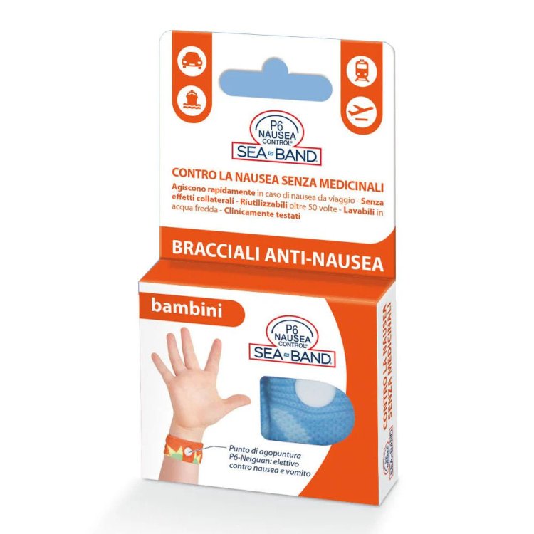 P6 Nausea Control Bracciale Anti Nausea Bambini per Mal d'Auto