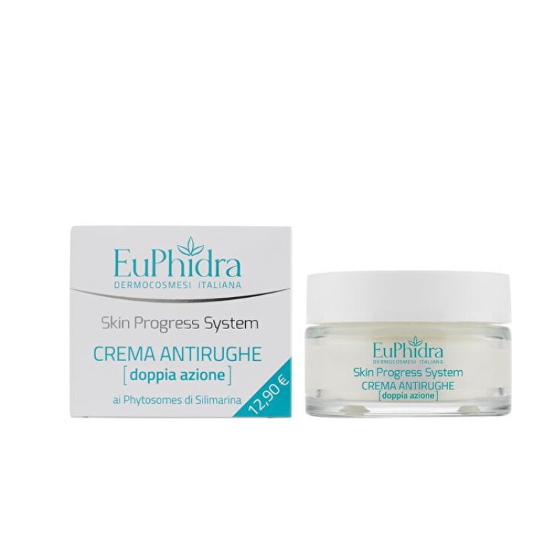 Euphidra Skin-Progress Crema Antirughe Doppia Azione per Pelli Secche 40ml