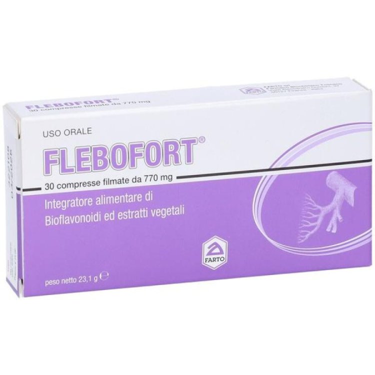 S.F. Group Flebofort Integratore per Microcircolo in Compresse, 30 pz S.F. Group Flebofort Integratore per Microcircolo in Compresse, 30 pz