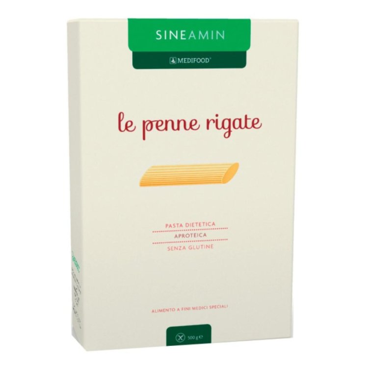 Sineamin Penne Rigate Pasta Aproteica e Senza Glutine per Diete Speciali 500g