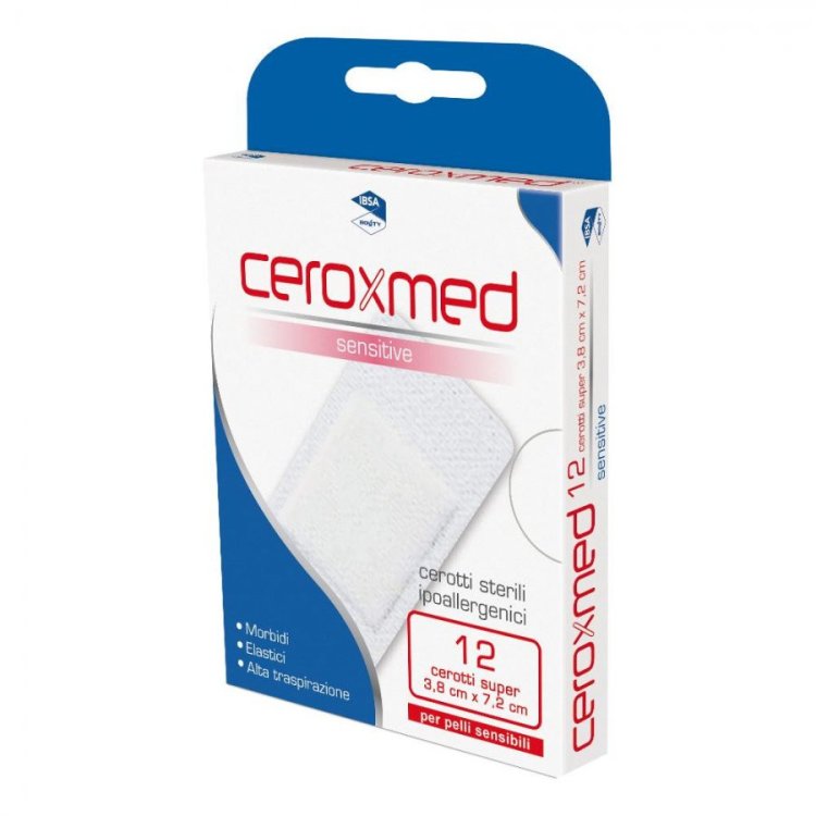 Ceroxmed Flex Sensitive Super Cerotti Per Pelli Delicate 12 Pezzi Ceroxmed Flex Sensitive Super Cerotti Per Pelli Delicate 12 Pezzi