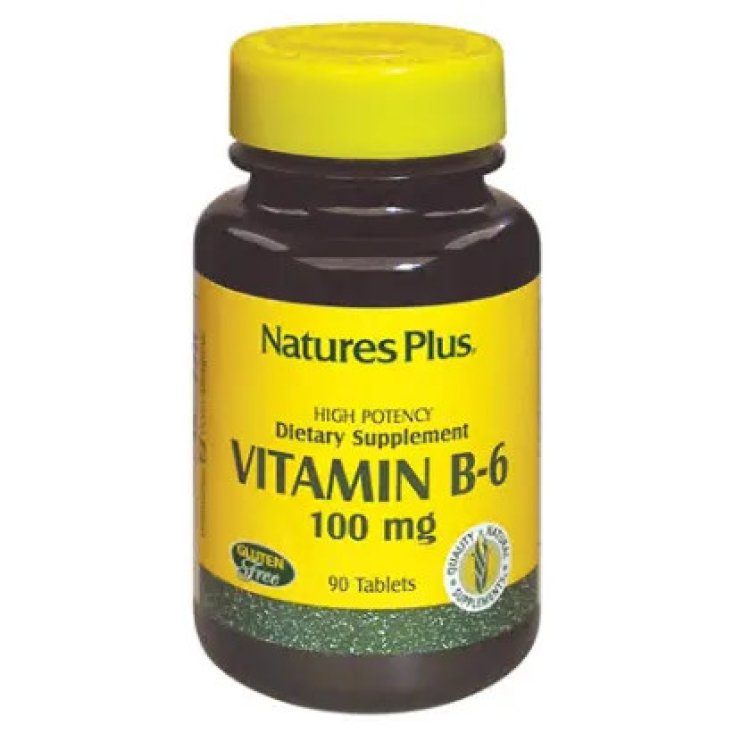 Nature's Plus Vitamina B6 Piridossina 100mg Integratore - 90 Tavolette