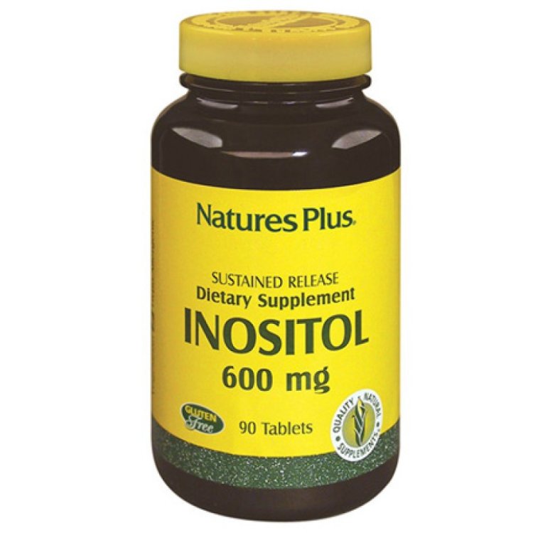 Nature's Plus Inositolo 600mg Integratore Supporto Metabolismo - 90 Tavolette