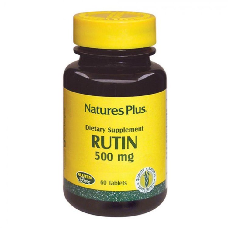 Nature's Plus Rutina 500mg Integratore per Circolazione 60 Tavolette