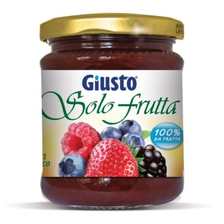 Giusto Solo Frutta Marmellata Frutti di Bosco Senza Glutine 284 g