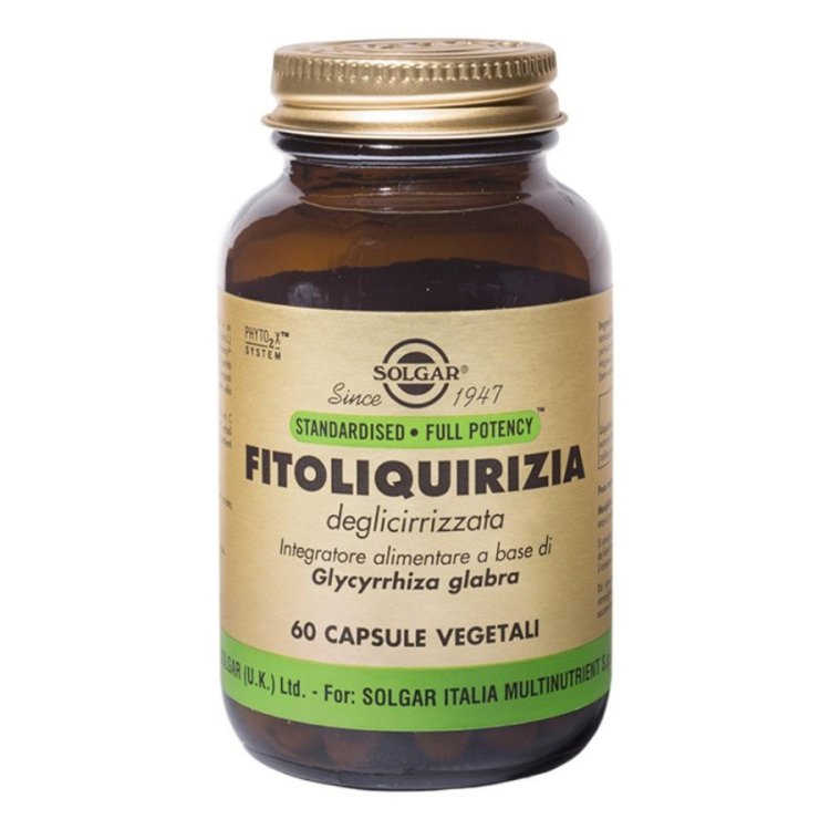 Solgar Fitoliquirizia Deglicerizzata Integratore per Digestione, 60 Capsule Solgar Fitoliquirizia Deglicerizzata Integratore per Digestione, 60 Capsule