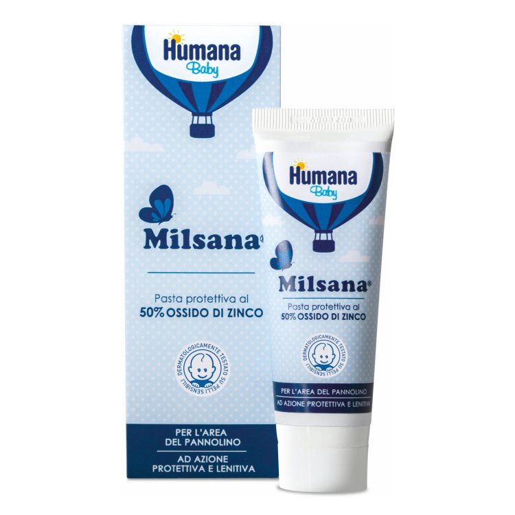 Milsana Pasta Protettiva Ossido Zinco Lenitiva e Rigenerante 50 ml