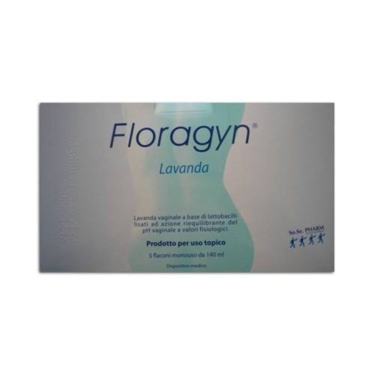 Floragyn Lavanda Vaginale Monodose: Igiene e Riequilibrio, 5 Flaconi 140ml
