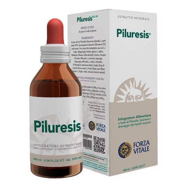 Forza Vitale Piluresis Ecosol Gocce per Drenaggio dei Liquidi 100ml