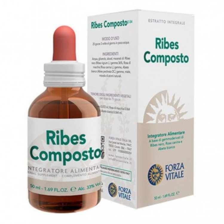 Forza Vitale Ecosol Ribes Composto Gocce per Sistema Respiratorio 50 ml