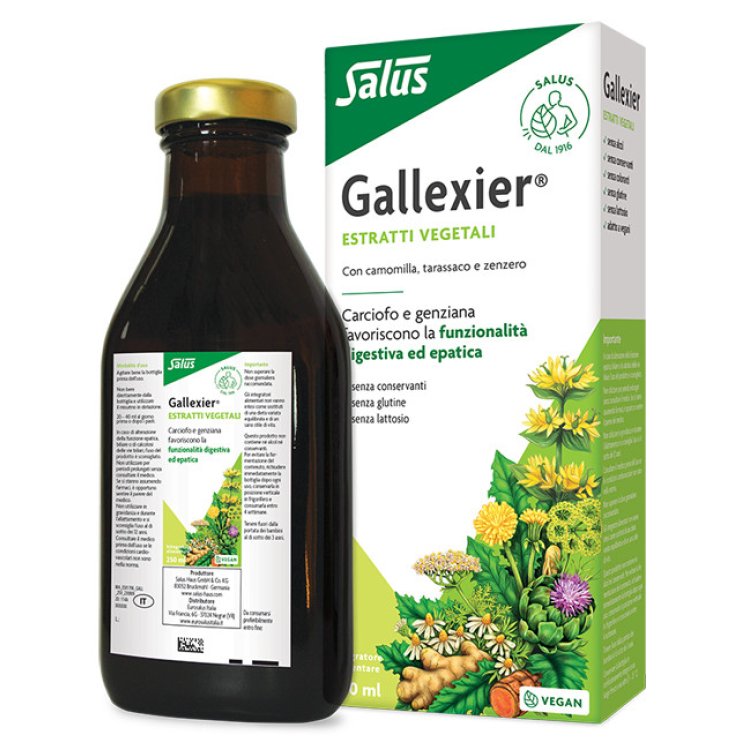 Salus Haus Gallexier Integratore Alimentare Liquido per Digestione 250ml