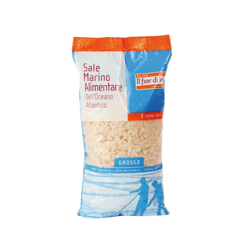 Fior Di Loto Sale Atlantico Grezzo Alimentare 1000 g