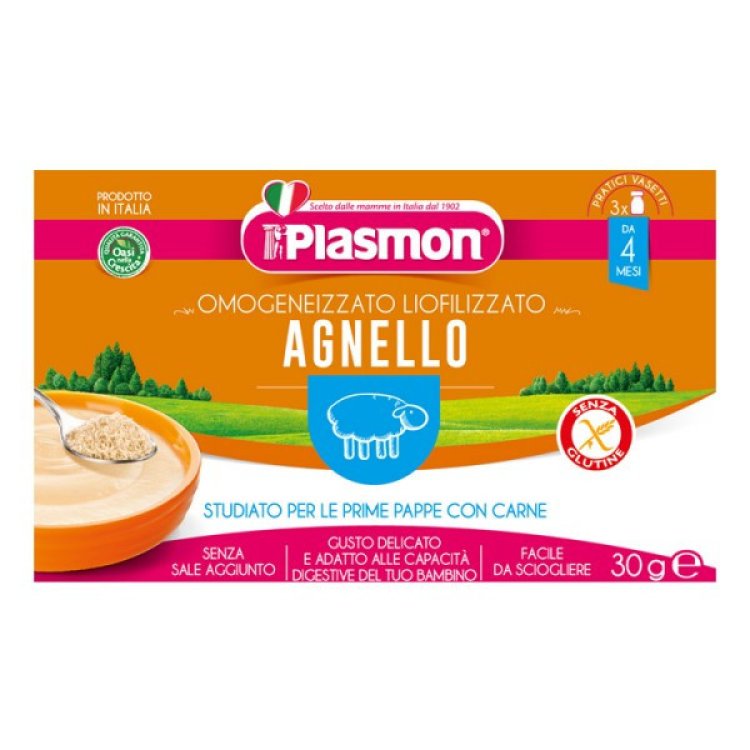 Plasmon Liofilizzato Agnello Omogeneizzato per Neonati 3 x 10g Plasmon Liofilizzato Agnello Omogeneizzato per Neonati 3 x 10g