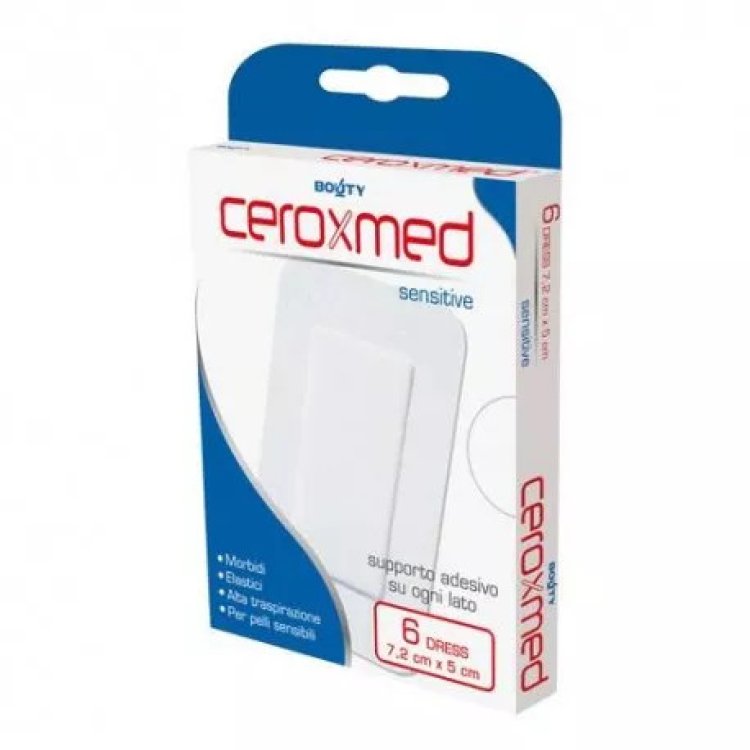 Ceroxmed Flex Sensiti Cerotti Extra Misura 75x50mm per Pelli Sensibili Ceroxmed Flex Sensiti Cerotti Extra Misura 75x50mm per Pelli Sensibili
