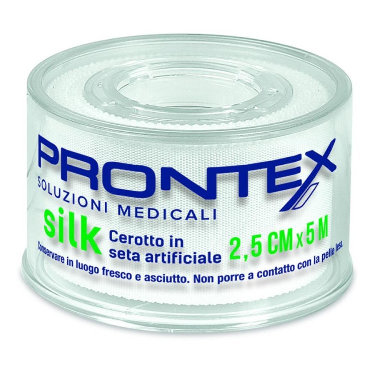 Prontex Silk Cerotto in Seta Ipoallergenico 2,5x500 cm Prontex Silk Cerotto in Seta Ipoallergenico 2,5x500 cm