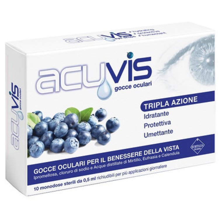 Vismed Gocce Oculari Lubrificanti Monodose per Occhi Secchi 20 Flaconcini Vismed Gocce Oculari Lubrificanti Monodose per Occhi Secchi 20 Flaconcini