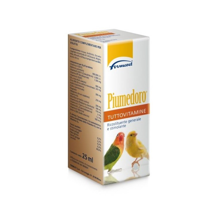Formevet Piumedoro Tuttovitamine Integratore per Uccelli 25ml