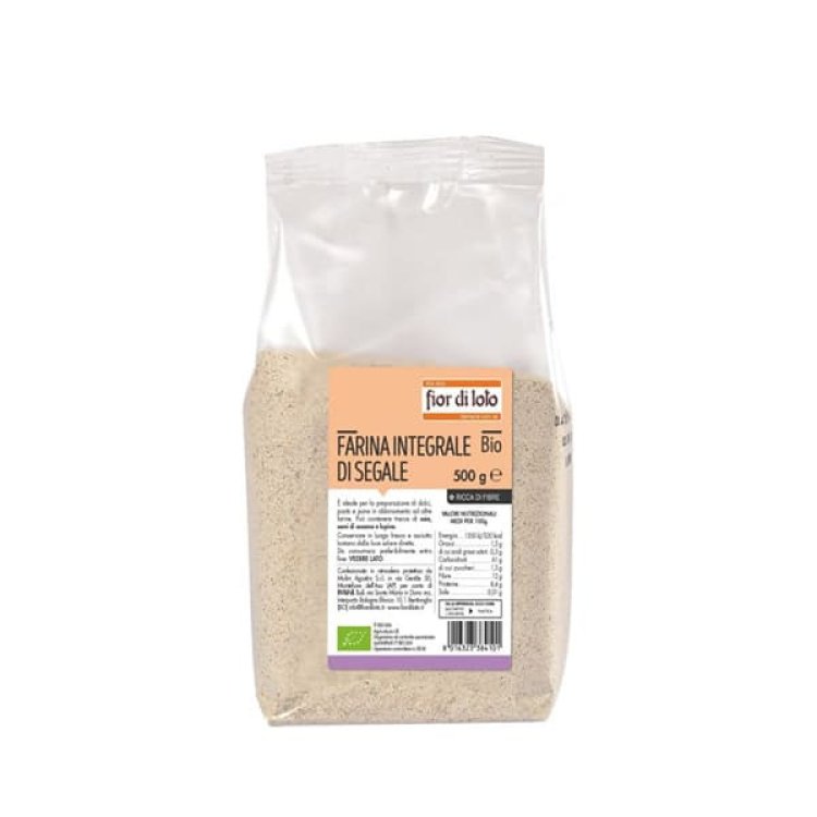 Fior di Loto Farina Integrale di Segale Biologica 500g