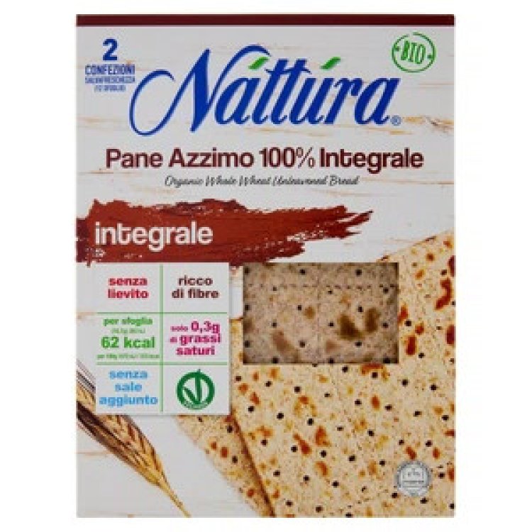 Bionaturae Pane Azzimo Integrale Senza Lievito Biologico 200 g