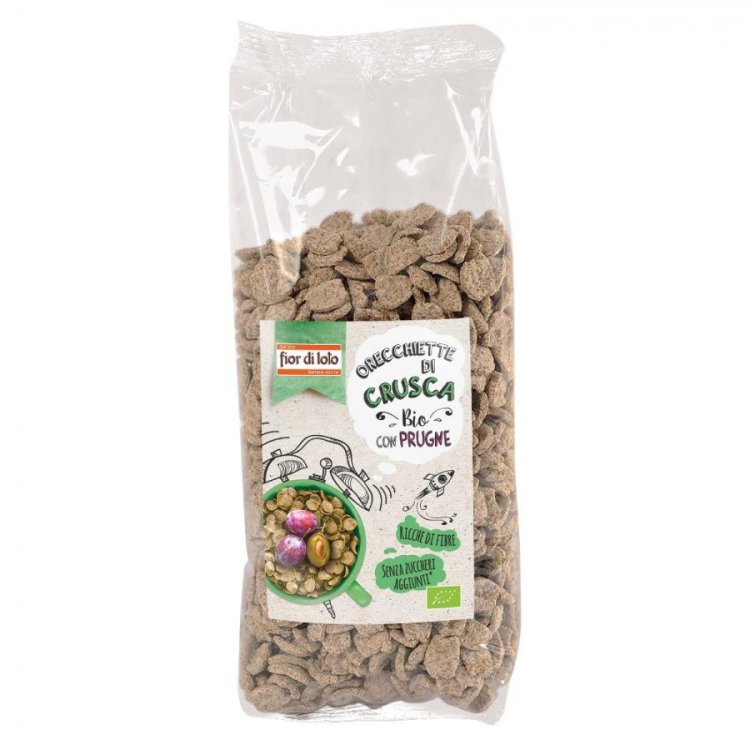 Biotobio Orecchiette Crusca e Prugne Biologiche 200g