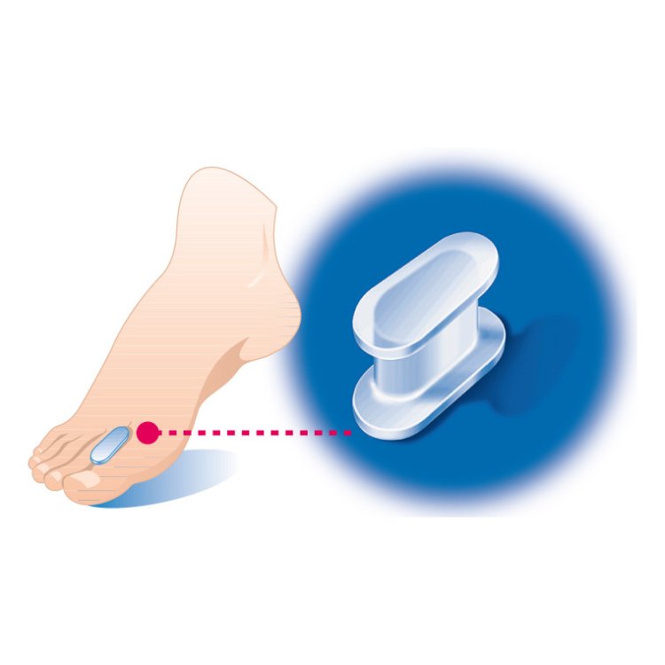 Podospecial Italy Podogel Raddrizza Alluce in Gel di Silicone Misura L
