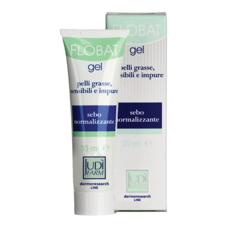 Judifarm Flobat Gel Sebo-Normalizzante per Pelli Grasse 30ml