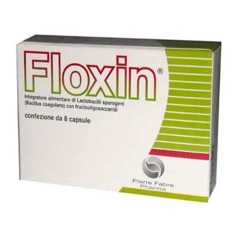 Pierre Fabre Pharma Floxin Integratore Fermenti Lattici per Flora Intestinale 8 Capsule Pierre Fabre Pharma Floxin Integratore Fermenti Lattici per Flora Intestinale 8 Capsule
