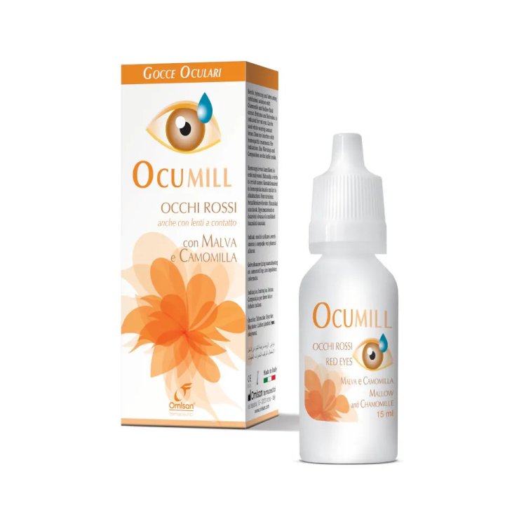 Omisan Farmaceutici Ocumill Soluzione Lubrificante Occhi Stanchi 15ml Omisan Farmaceutici Ocumill Soluzione Lubrificante Occhi Stanchi 15ml