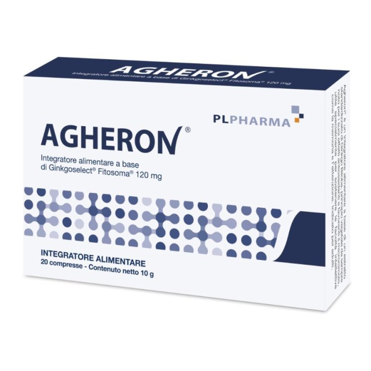 Pl Pharma Agheron Integratore Memoria e Microcircolo in Compresse, 20 Unit&agrave;
