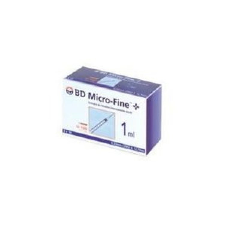 Corman Siringa Insulina BD Micro-Fine 1ml 100 UI Ago 29G 30 Pezzi