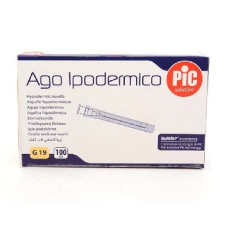 Pic Ago Ipodermico Sterile G27 12,7mm per Terapia Iniettiva 100 Pezzi