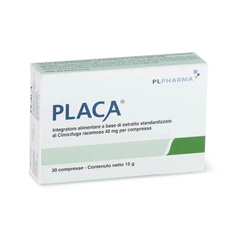 PL Pharma Placa Integratore per Menopausa in Compresse, 30 Unit&agrave;