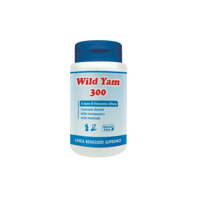 Natural Point Wild Yam 300 Integratore Alimentare per Menopausa 50 Capsule