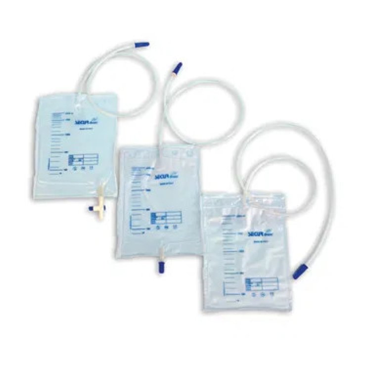 Securmed Sacca Drenaggio Letto Incontinenza 130cm, 2 Litri - 30 Pezzi