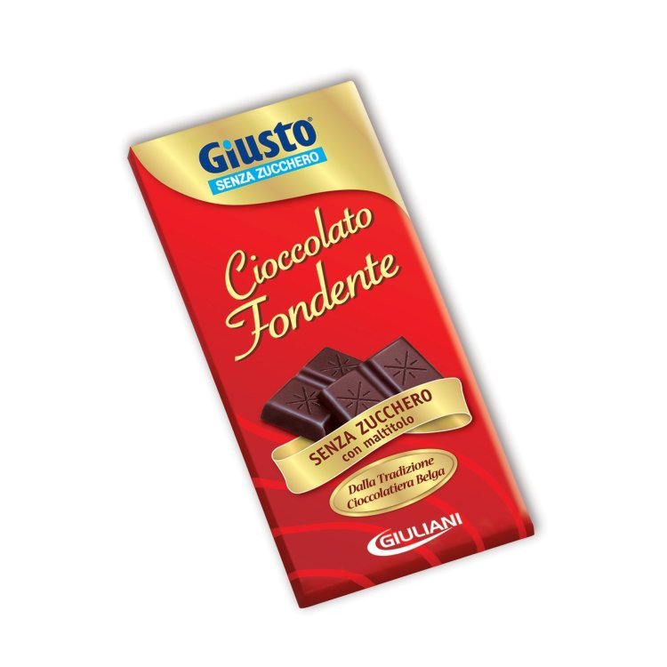 Giusto Cioccolato Fondente Senza Zucchero Ricco in Fibre 85 g