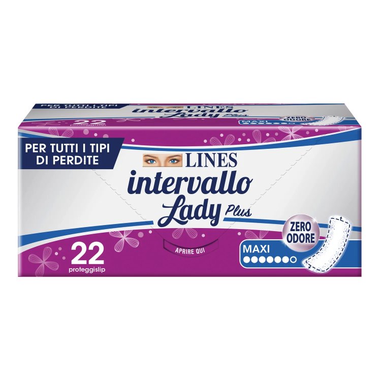 Lines Intervallo Lady Maxi Proteggi Slip Ipoallergenico 28 Pezzi
