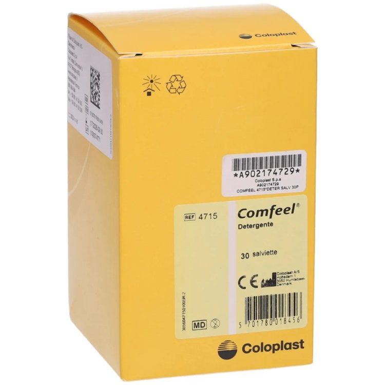 Comfeel Detergente Salviette per Stomia delicate per la Pulizia 30 Pezzi