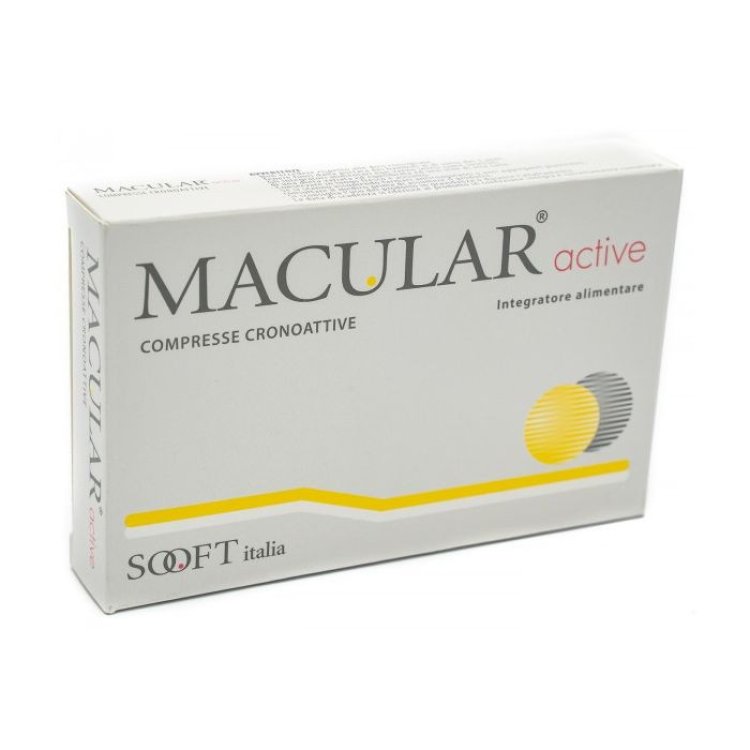 Macular Active Integratore Alimentare per il Benessere della Vista 20 Compresse Macular Active Integratore Alimentare per il Benessere della Vista 20 Compresse
