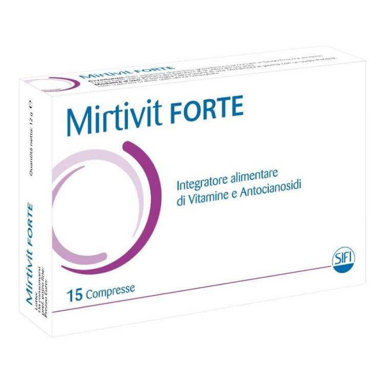 Sifi Mirtivit Forte Integratore Alimentare per la Vista in Compresse - 15 Unit&agrave;