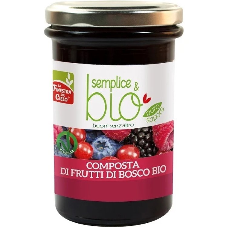 La Finestra Sul Cielo Composta di Frutti di Bosco e Mela Bio 320g