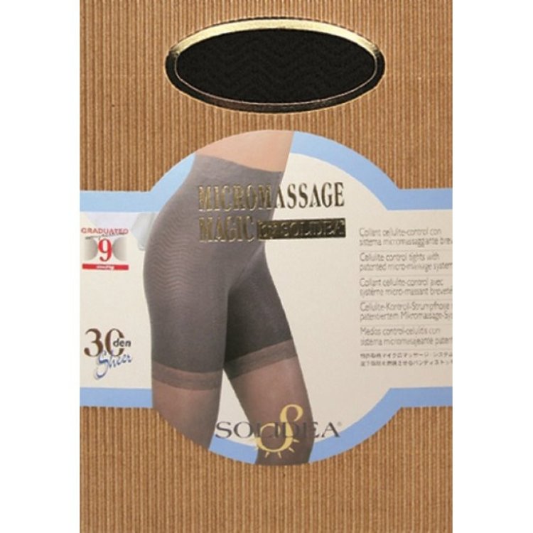 Solidea Magic 30 Collant Anticellulite Nero Taglia 2