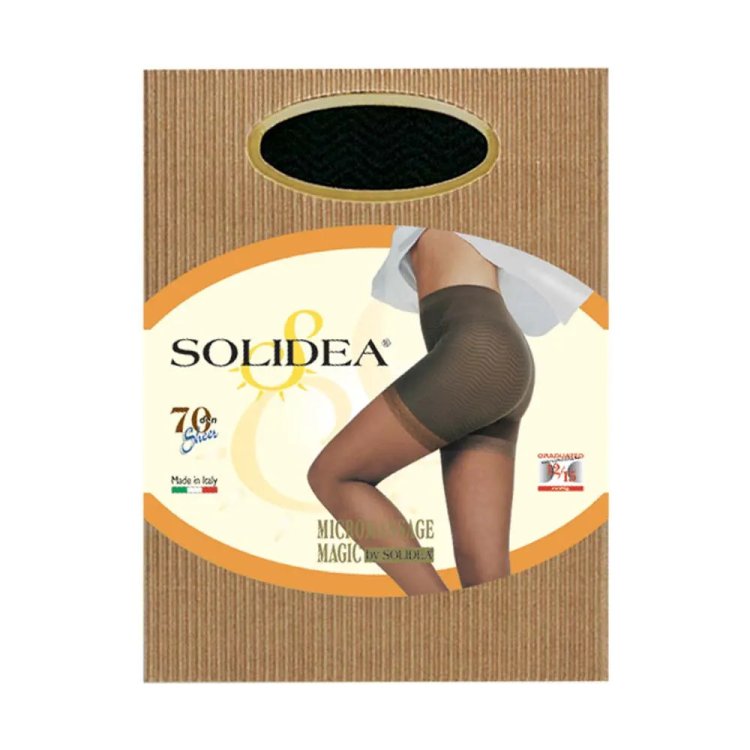 Solidea Magic 70 Collant Anticellulite Nero Taglia 4-XL