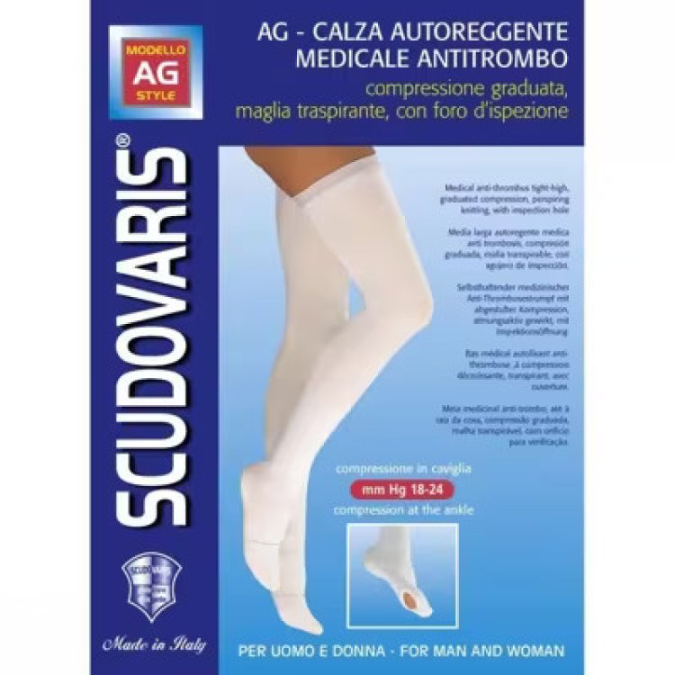 Scudovaris Calza Autoreggente Antitrombo Lunga Taglia 4
